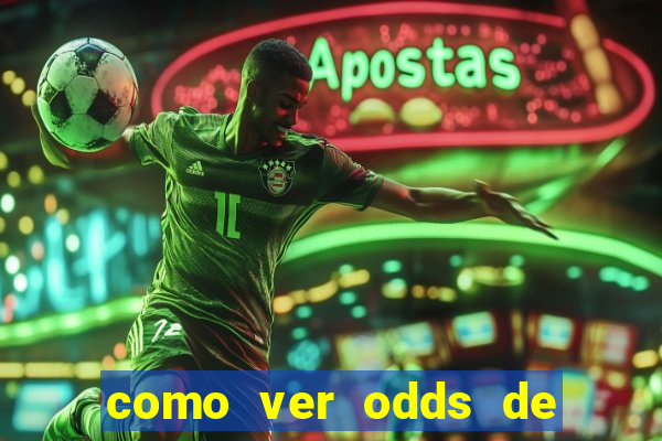 como ver odds de jogos passados